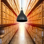 Solid Mika Tekli Tavan Sarkıt Avize Siyah Renk Mutfak Hol Cafe İşletme - 2