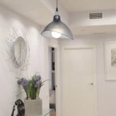 Handel Mika Tekli Tavan Sarkıt Avize Buzlu Füme Renk Mutfak Hol Cafe İşletme Avize - 2