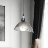 Handel Mika Tekli Tavan Sarkıt Avize Buzlu Füme Renk Mutfak Hol Cafe İşletme Avize - 6