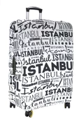 (My#79 İstanbul Yazılar) VALİZ İÇİN KILIF thumbnail 4
