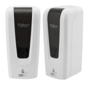 Flosoft Hazneli Fotoselli Sabun ve Dezenfektan Verici Dispenseri Aparatı - 1000 Ml. - Beyaz - Füme thumbnail 1