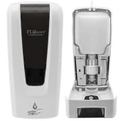 Flosoft Hazneli Fotoselli Sabun ve Dezenfektan Verici Dispenseri Aparatı - 1000 Ml. - Beyaz - Füme thumbnail 2
