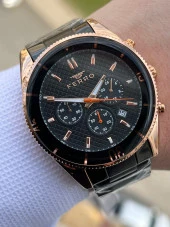 FERRO İç Fonksiyonları Aktif Chronograph 30 Mt Su Geçirmez Erkek kol Saat xf0014 - 1