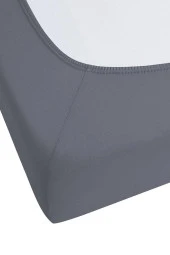3 Adet Düz Pamuklu Çift Kişilik 180 x 200 cm Lastikli Penye Çarşaf - 6