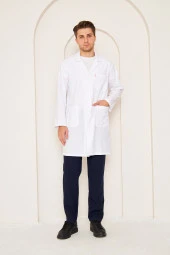 İş Önlüğü Alpaka Erkek Beyaz thumbnail 1