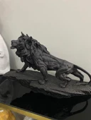 ASLAN KRAL BİBLO FİGÜRÜ TAŞ ÜSTÜNDE ASLAN BÜYÜK BOY - 2