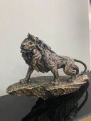 ASLAN KRAL BİBLO FİGÜRÜ TAŞ ÜSTÜNDE ASLAN BÜYÜK BOY - 4