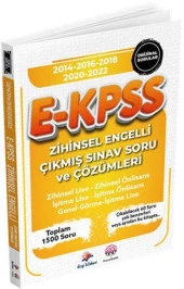 E KPSS Zihinsel Engelli Çıkmış Sınav Soru ve Çözümleri Dizgi Kitap - 1