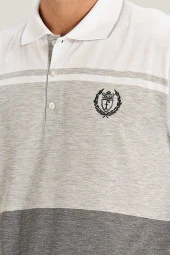 Erkek Lacoste Yakalı Yakası Düğmeli Pijama Takımı - 6