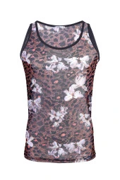 Erkek Desenli Transparan Atlet - 1