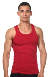 Erkek Siyah Pamuklu Atlet - 2