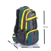 Young 40156 Bisiklet Paten Kaykay Sırt Çantası Yeşil thumbnail 2