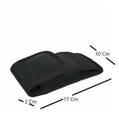 Telefon Kılıfı Plus Bel Kemeri Çantası 6-7 İnç Siyah thumbnail 4