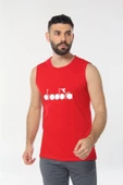 Diadora Therm Erkek Kırmızı Kolsuz T-shirt - 1ATL01-KIRMIZI - 1