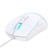 Claws Claw's Titan X1 12800 Dpi Wide RGB Özel ABS Doku & Claw's Reflex Örgü Kablolu Gaming Mouse - Beyaz - 5