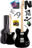 Maxword TLX-60BK Telecaster Maple Klavye HH Profesyonel Elektro Gitar thumbnail 2