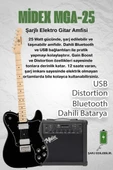 Maxword TLX-60BK-25AMP Telecaster Maple Klavye HH 25W Amfili Elektro Gitar Seti - 2