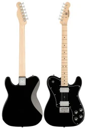 Maxword TLX-60BK-25AMP Telecaster Maple Klavye HH 25W Amfili Elektro Gitar Seti - 5