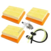 Hsgl Stıhl 450 480 Motorlu Tırpan Hava ve Benzin Filtresi Buji Set - 3