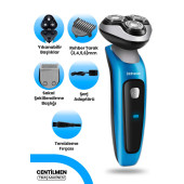 GoldMaster Centilmen Esnek Oynar Başlıklı Led Ekranlı IPX6 Islak Kuru Su Geçirmez Tıraş Makinesi - 1