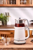 Homend Royaltea 1745H 1800 W Cam Demlikli Çay Makinesi - 1