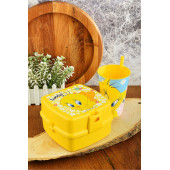 Tweety İki Katlı Beslenme Kutusu+Pipetli Bardak 400 ml. - 1