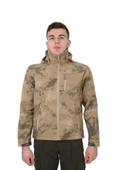 Single Sword Su Geçirmez Outdoor Softshell Taktik Erkek Mont - 5
