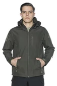 Single Sword Su Geçirmez Outdoor Softshell Taktik Erkek Mont - 9