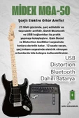 Maxword MAP-35BK-50AMP Maple Klavye SSH 50W Amfili Elektro Gitar Seti thumbnail 2