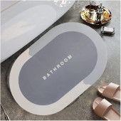 Sihirli Su Emici Banyo Paspası Kaymaz Tabanlı Abdest Paspası  (ByTUGCE) - 1