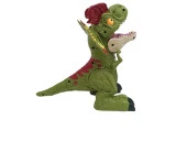 Birlik Oyuncak Ateş Püskürten Gerçekçi Kaliteli Pilli Dinazor Yeşil QX026 thumbnail 5