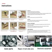 Valkyrie 131 Parça Diş Açma Helicoil Vida Tamir Onarım Seti M5-M12 Profesyonel 1. Kalite - 9