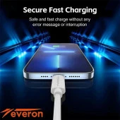 İphone ve İos Tüm Modeller Uyumlu 25W Hızlı Şarj Başlığı Type-C Girişli Everon EVR003 - 2