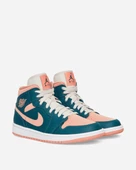 Air Jordan 1 Mid Dark Teal Green BQ6472-308 Kadın Spor Ayakkabı - 2