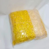 Futbol Kale Filesi 2,5 mm Kord İpi Sarı 7,32*2,44*2,0 m - 1