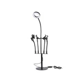 E2M YTB-05 5İN1 METAL IŞIKLI STAND SİYAH - 1