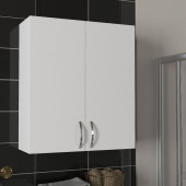 KOBİÇ 2 KAPAKLI ÇOK AMAÇLI BANYO VE MUTFAK ASMA DOLABI  (BEYAZ) - 1