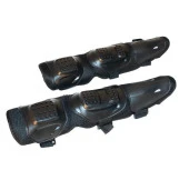 Forte Gt 968 Mafsallı Motorsiklet Dizlik Darbelere Karşı Dayanıklı Koruma Siyah - 3