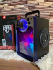 KTS-822S Ledli Kumandalı Bluetooth Hoparlör Usb-Tf-Fm Radyo Siyah - 6