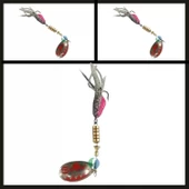 Uyguna-Yakala  Gümüş/kırmızı Yemli No:2 390112 Ilba Tondo Bubble Döner Kaşık-KAŞ.187 thumbnail 2