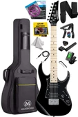 Maxword DE-150BK Maple Klavye HH Manyetik Yüksek Kaliteli Elektro Gitar Seti thumbnail 1