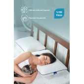 MegaLüks Boyun Fıtığı Boyun Düzleşmesi İçin Mega Boy Ortopedik Visco Yastık 59x39x15cm - 4