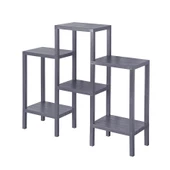 Mithra Life 6 Katlı Plastik Gri Banyo Mutfak Rafı MIT1046 - 3