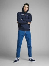 Jack Jones Logo Erkek Sweat 12137054 - 4