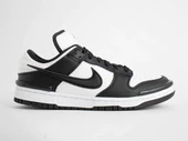 NIKE W DUNK LOW TWIST KADIN SPOR AYAKKABI BEYAZ-SİYAH DZ2794001 B-82 - 1