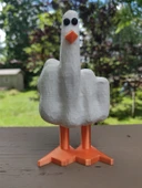 Duck You! Sevimli Ördek Dekoratif Obje Biblo Fİgür Aksesuar - 1