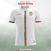 AMED SPOR 006 YENİ SEZON TARAFTAR FORMA BEYAZ - 2