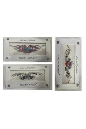 Taşlı Yapıştırma Dövme 3 Adet Birden Set8 - 1