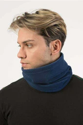 Polar Unisex İpli Bere ve Boyunluk Lacivert - 2