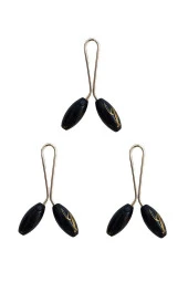 3 Adet Tesettür Eşarp ve Şal Klipsi Siyah - 1